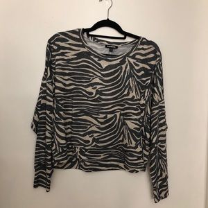 Zebra Print Long Sleeve